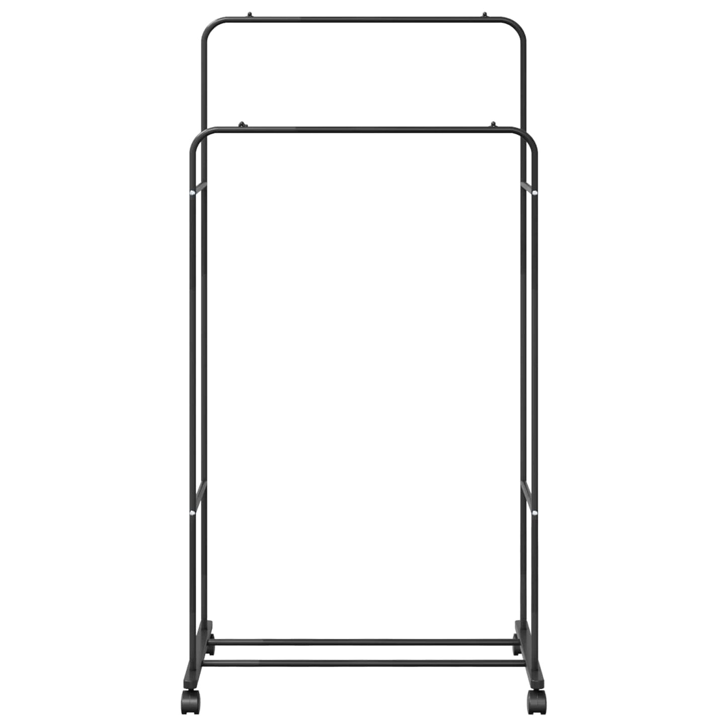 Stendibiancheria Tinta unita Nero 80 x 53 x 156 cm