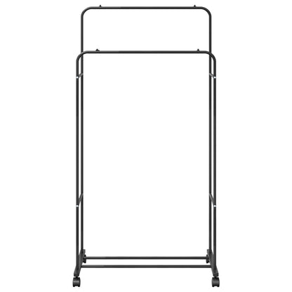 Stendibiancheria Tinta unita Nero 80 x 53 x 156 cm