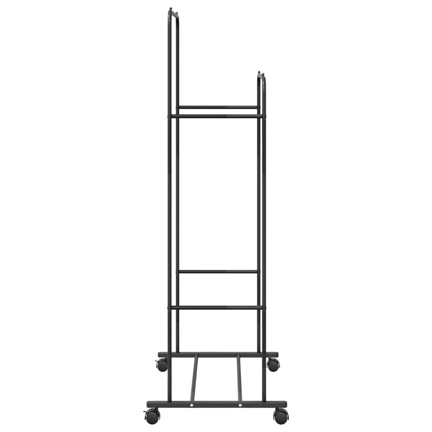 Stendibiancheria Tinta unita Nero 80 x 53 x 156 cm