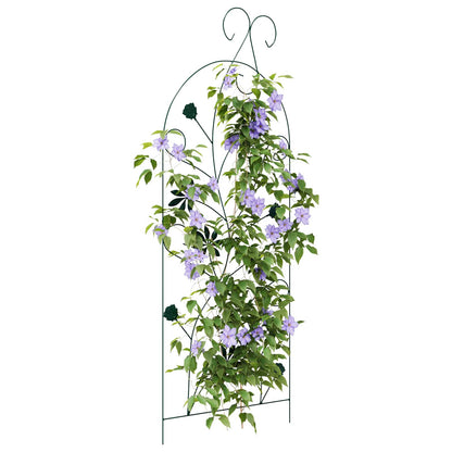 Recinzione per Giardino 3 pcs Verde 112 x 40 cm Acciaio