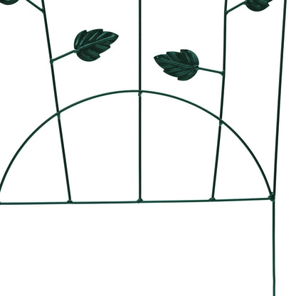 Recinzione per Giardino 3 pcs Verde 112 x 40 cm Acciaio