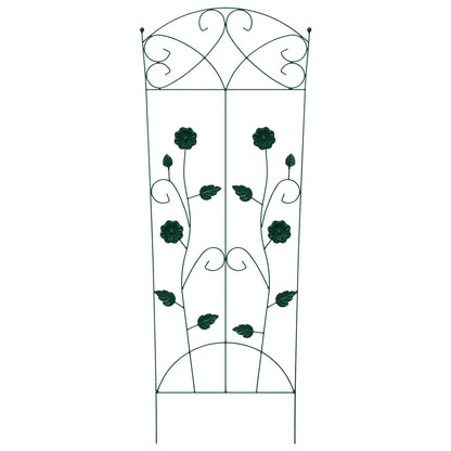 Recinzione per Giardino 3 pcs Verde 112 x 40 cm Acciaio
