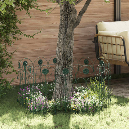 Recinzione per Giardino Traliccio Verde 305,5 x 55,5 x 0,3 cm