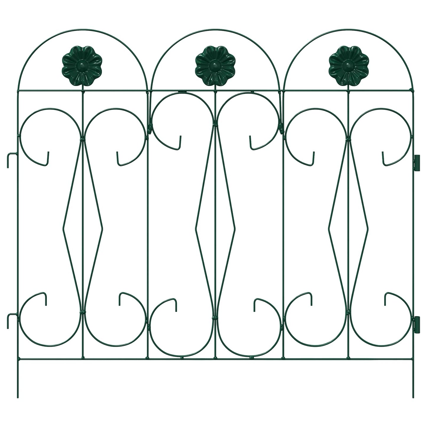 Recinzione per Giardino Traliccio Verde 305,5 x 55,5 x 0,3 cm