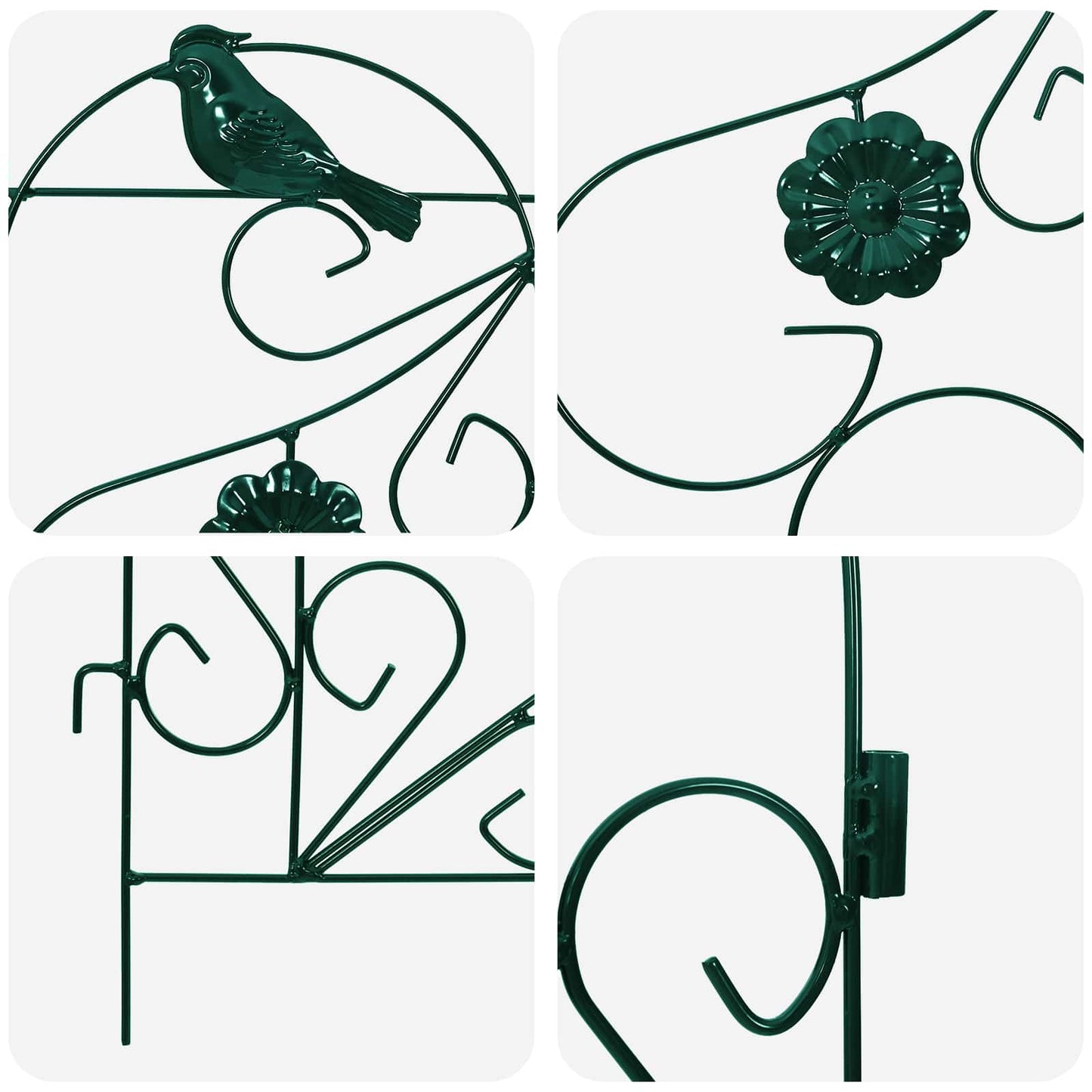 Recinzione per Giardino Traliccio Verde 308,5 x 54,5 x 0,3 cm