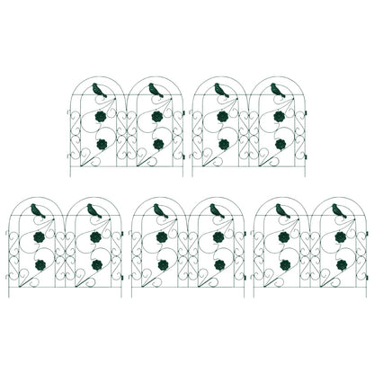 Recinzione per Giardino Traliccio Verde 308,5 x 54,5 x 0,3 cm