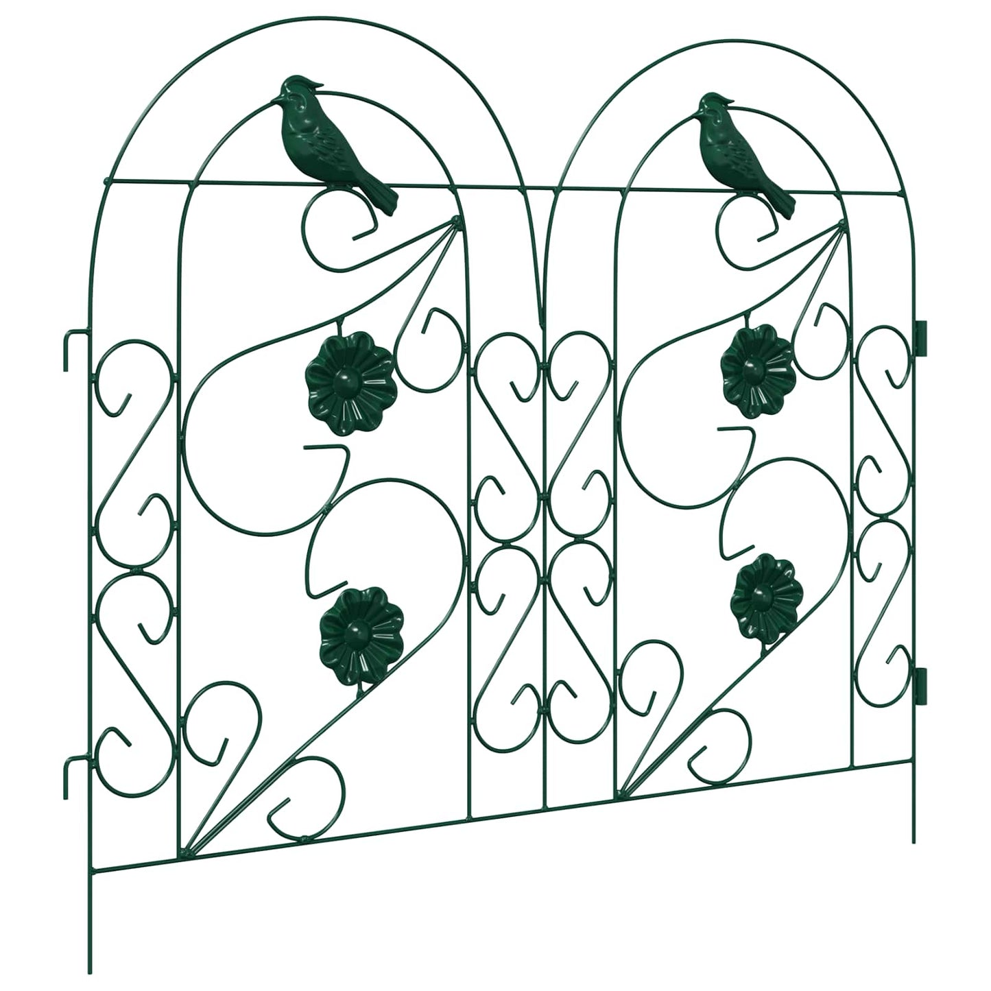 Recinzione per Giardino Traliccio Verde 308,5 x 54,5 x 0,3 cm