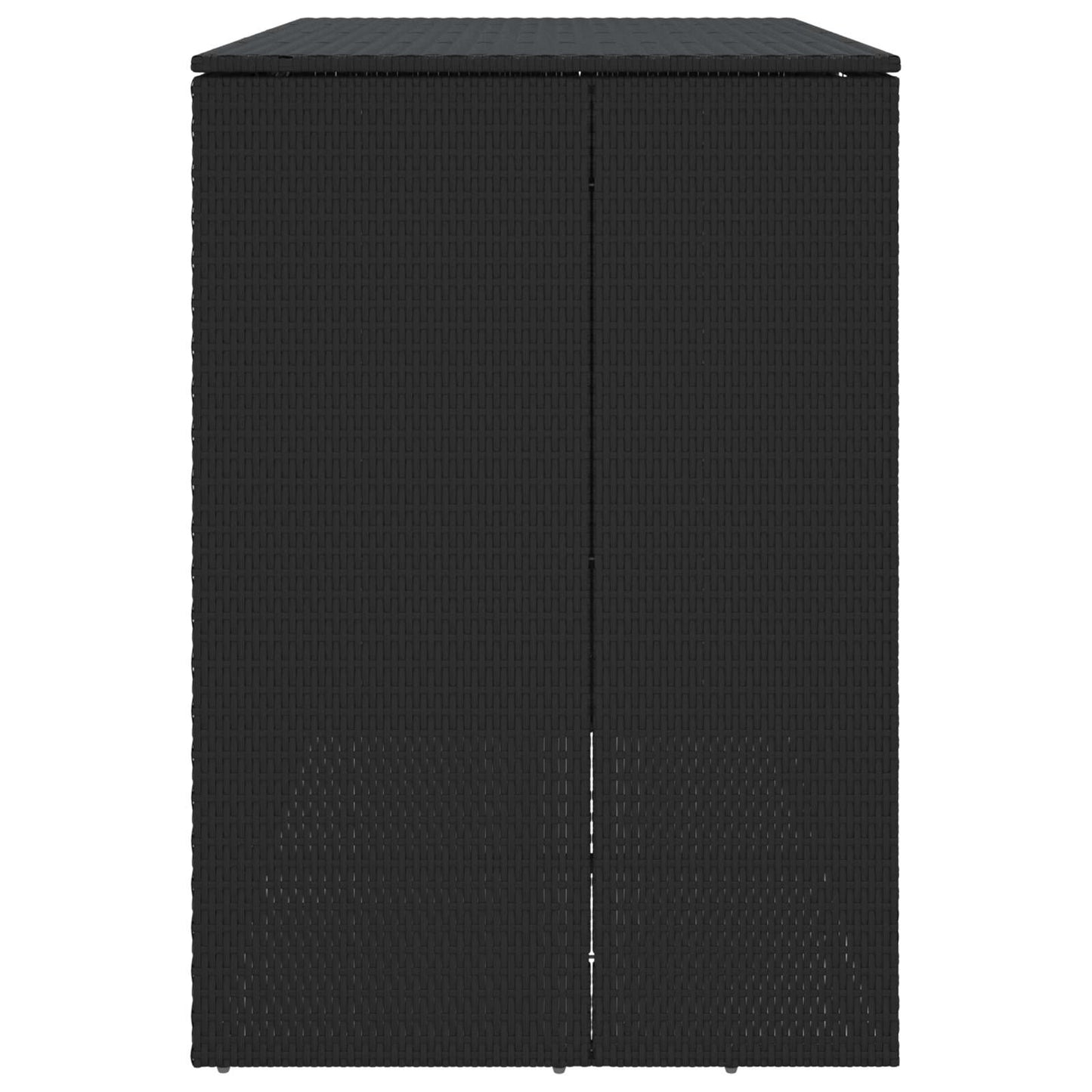 Cassa per Spazzatura 2 pcs Nero 130 x 80 x 115 cm Polietilene | homemem39