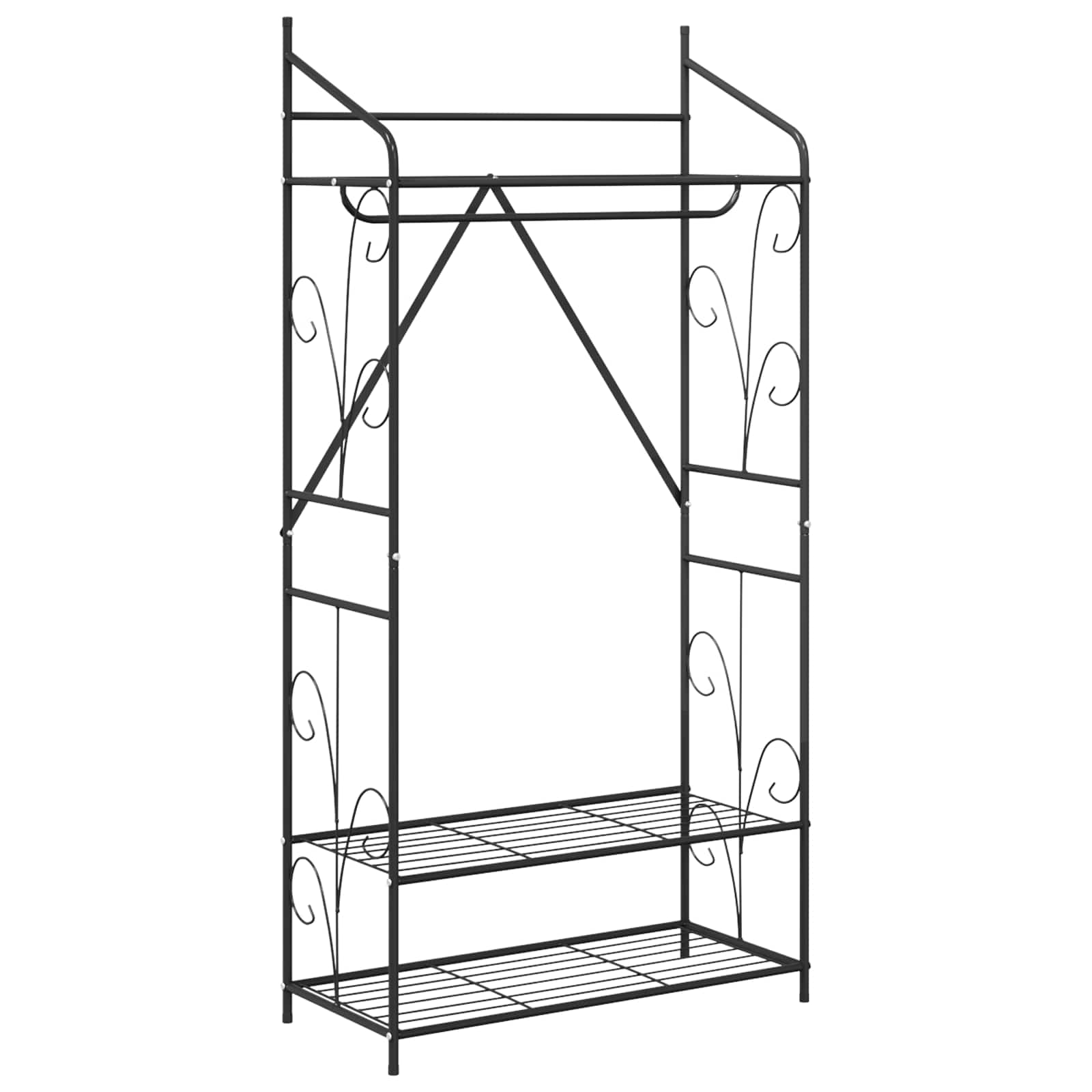 Armadio Aperto Tinta unita 2 pcs 78 x 36 x 158 cm | homemem39