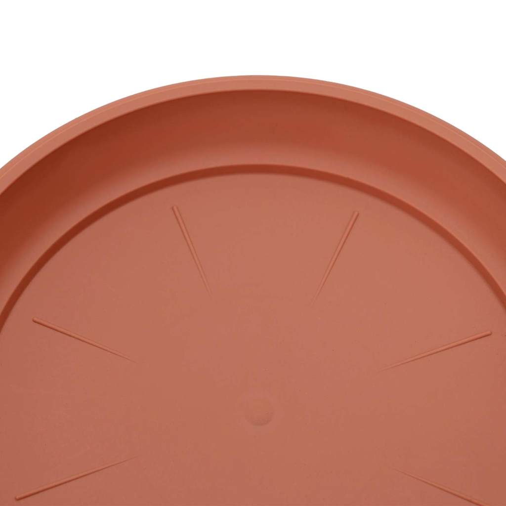 Vasi per Piante 6 pcs Rosso Mattone Ø 12,5 x 10 cm Plastica | homemem39