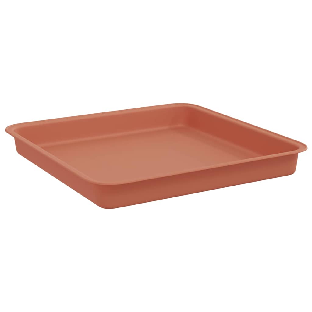 Vasi per Piante 6 pcs Rosso Mattone 23 x 23 x 17,5 cm Plastica | homemem39