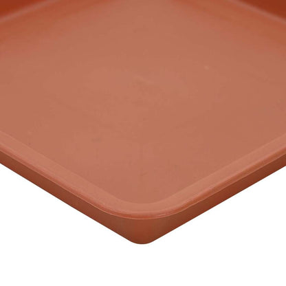 Vasi per Piante 6 pcs Rosso Mattone 43 x 43 x 33,5 cm Plastica | homemem39
