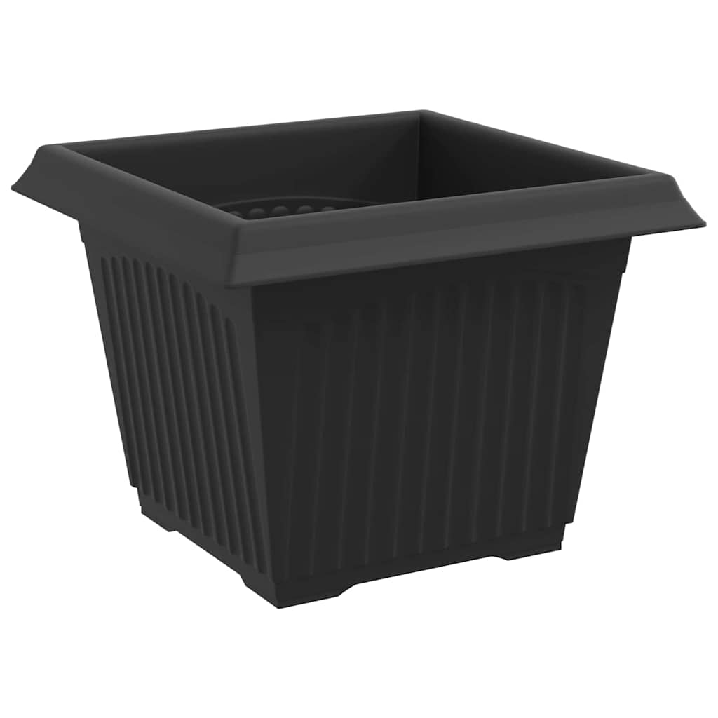 Vasi per Piante 6 pcs Nero 23 x 23 x 17,5 cm Plastica | homemem39