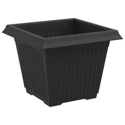 Vasi per Piante 6 pcs Nero 33 x 33 x 26 cm Plastica | homemem39