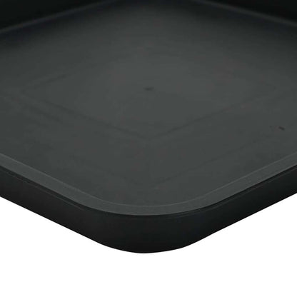 Vasi per Piante 6 pcs Nero 43 x 43 x 33,5 cm Plastica | homemem39