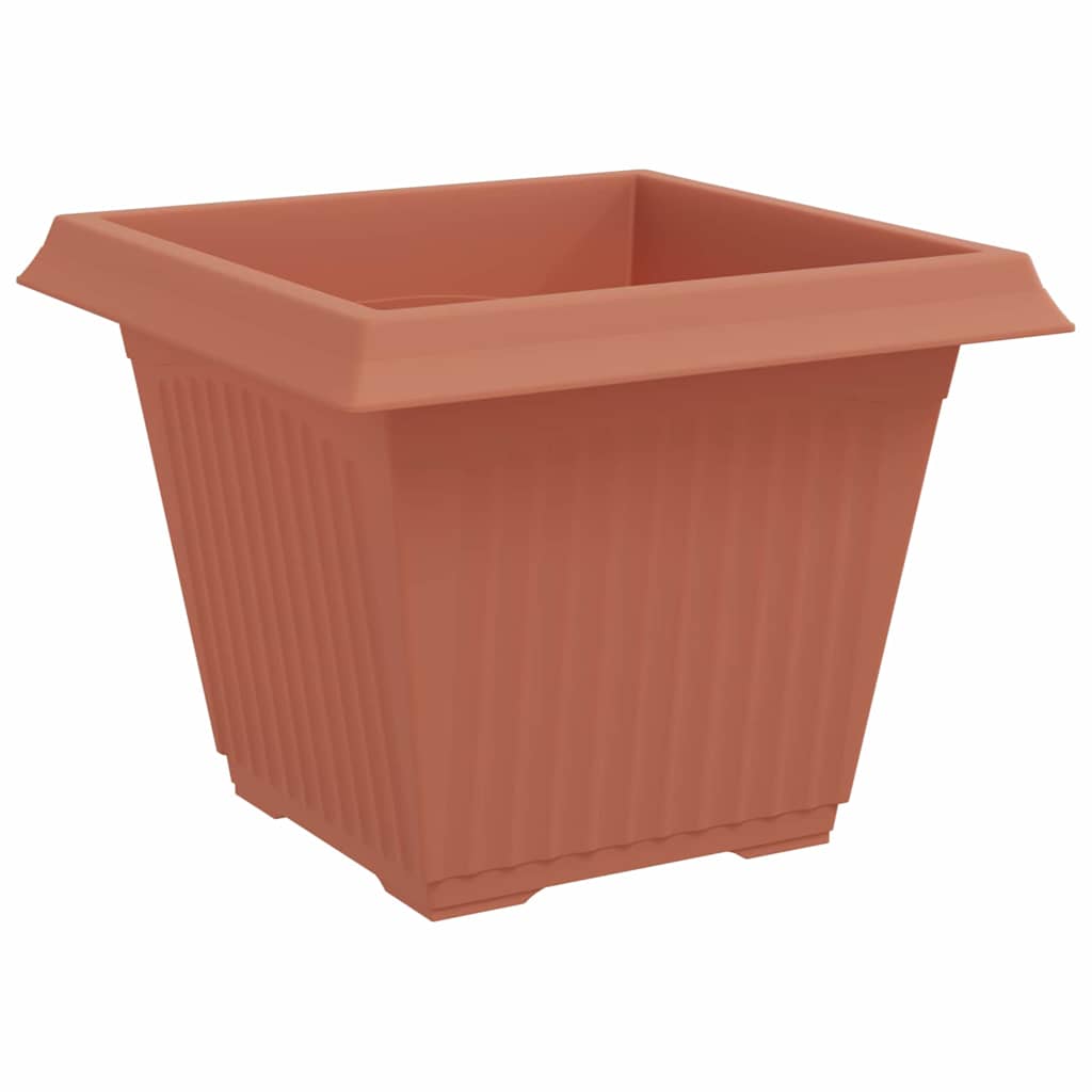 Vasi per Piante 24 pcs Rosso Mattone 43 x 43 x 33,5 cm Plastica | homemem39
