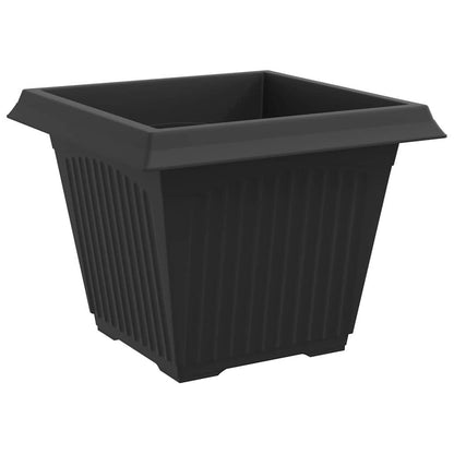 Vasi per Piante 24 pcs Nero 43 x 43 x 33,5 cm Plastica | homemem39