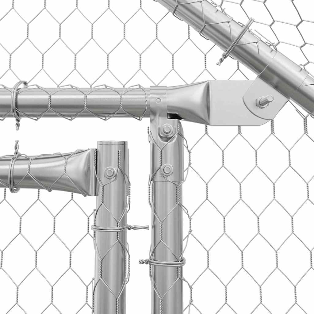 Gabbia per polli Argento 170 x 100 x 177 cm Acciaio zincato | homemem39