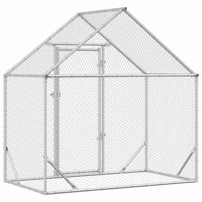 Gabbia per polli Argento 170 x 100 x 177 cm Acciaio zincato | homemem39