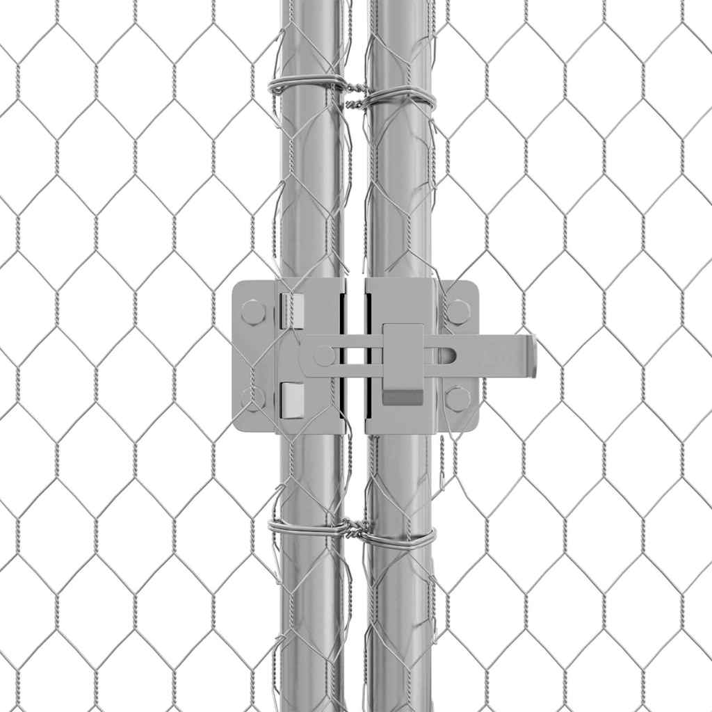 Gabbia per polli Argento 200 x 170 x 177 cm Acciaio zincato | homemem39