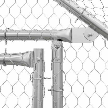 Gabbia per polli Argento 200 x 170 x 177 cm Acciaio zincato | homemem39