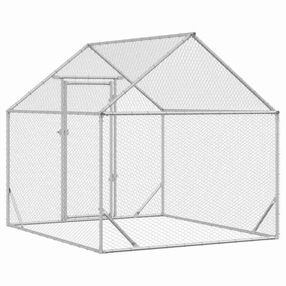 Gabbia per polli Argento 200 x 170 x 177 cm Acciaio zincato | homemem39