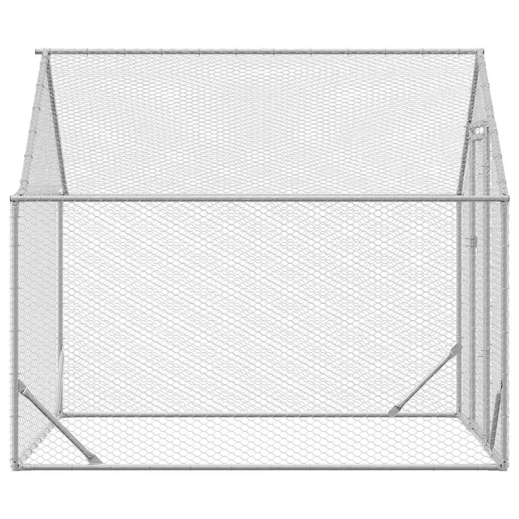 Gabbia per polli Argento 200 x 170 x 177 cm Acciaio zincato | homemem39