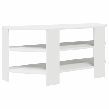 MobileTVAngolare Bianco 102x40,5x45cm Legno multistrato