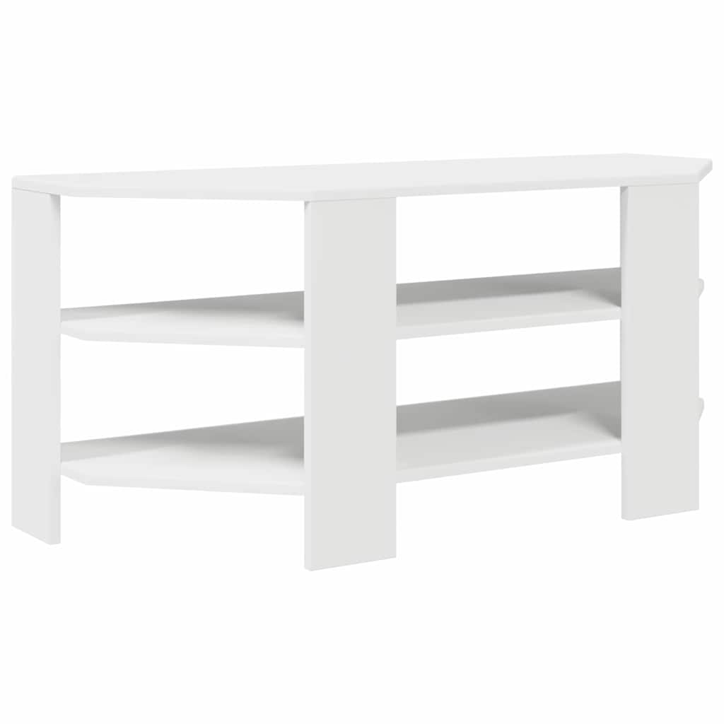 MobileTVAngolare 102x40,5x45cm Bianco Legno ingegnerizzato