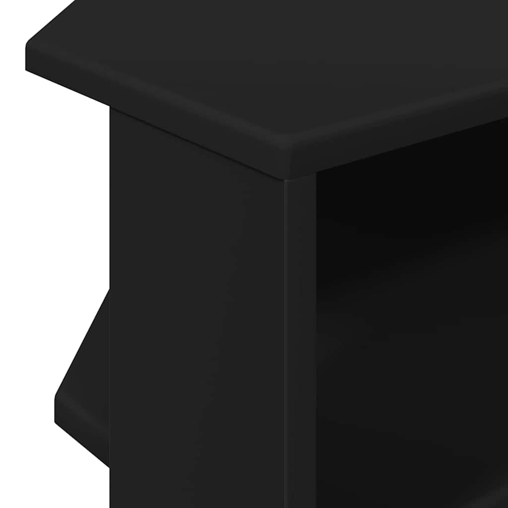 MobileTVAngolare Nero 102x40,5x45cm Legno multistrato | homemem39