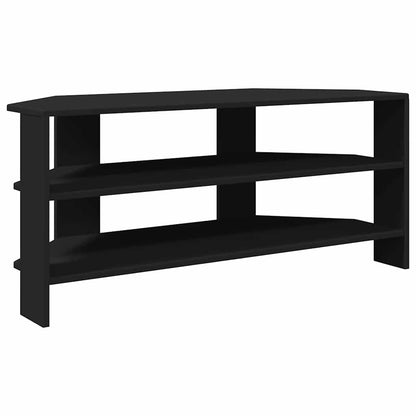 MobileTVAngolare Nero 102x40,5x45cm Legno multistrato | homemem39