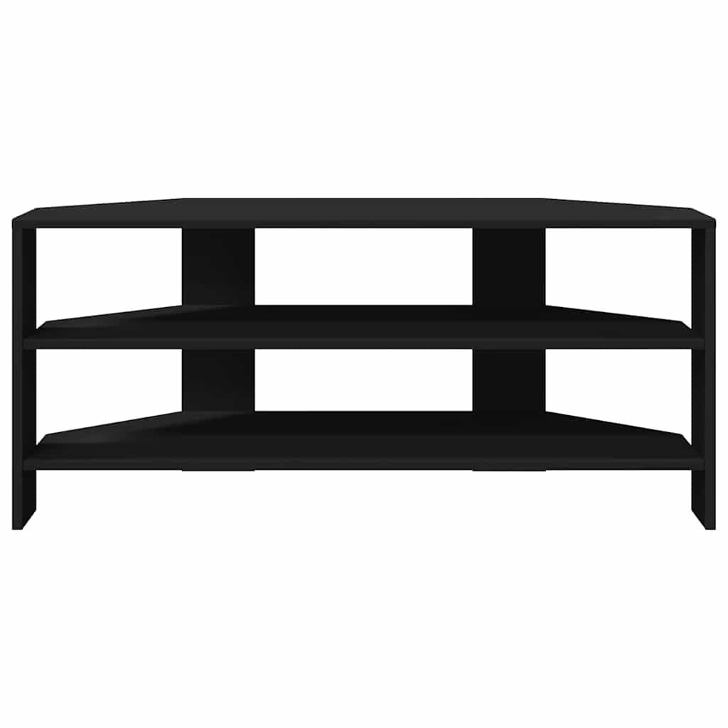 MobileTVAngolare Nero 102x40,5x45cm Legno multistrato | homemem39