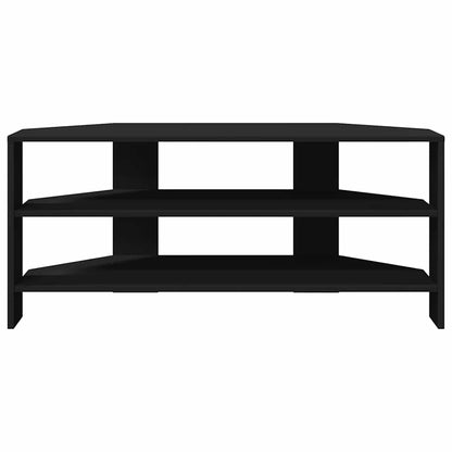 MobileTVAngolare Nero 102x40,5x45cm Legno multistrato | homemem39