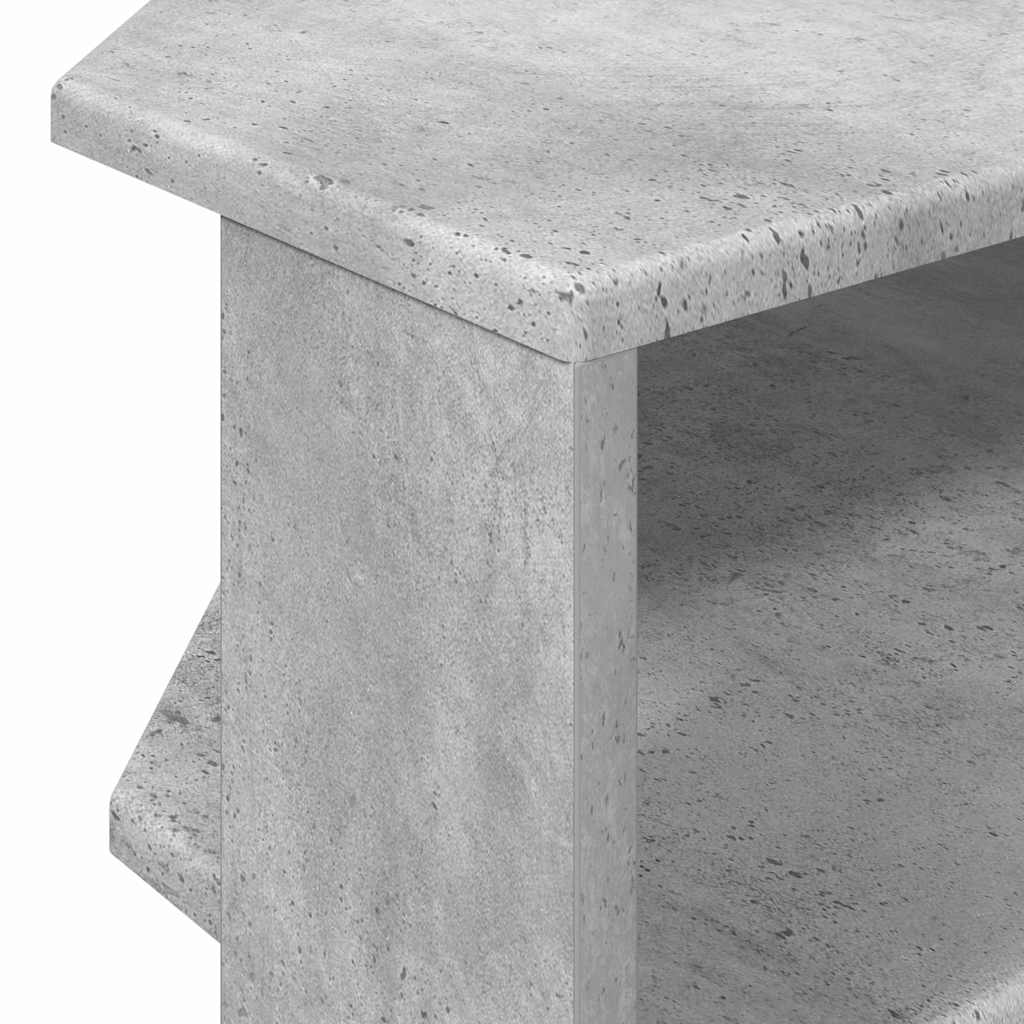 MobileTVAngolare Grigio cemento 102x40,5x45cm Legno multistrato | homemem39