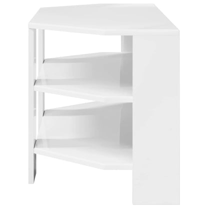 MobileTVAngolare Bianco ad Alto Lucido 102x40,5x45cm