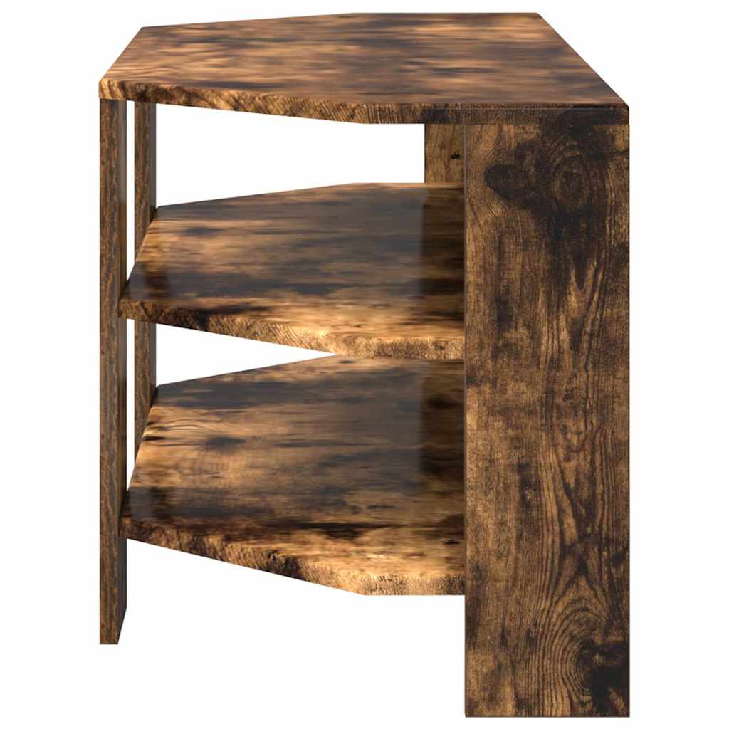 MobileTVAngolare Rovere fumé 102x40,5x45cm Legno multistrato | homemem39