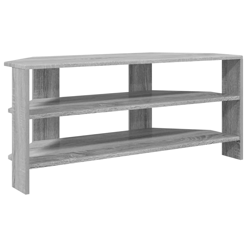 MobileTVAngolare Grigio Sonoma 102x40,5x45cm Legno multistrato | homemem39