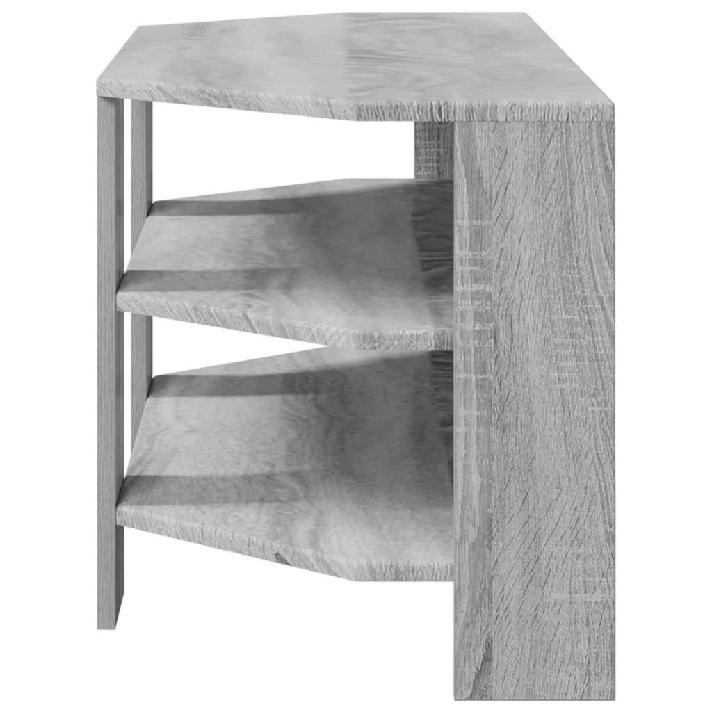 MobileTVAngolare Grigio Sonoma 102x40,5x45cm Legno multistrato | homemem39