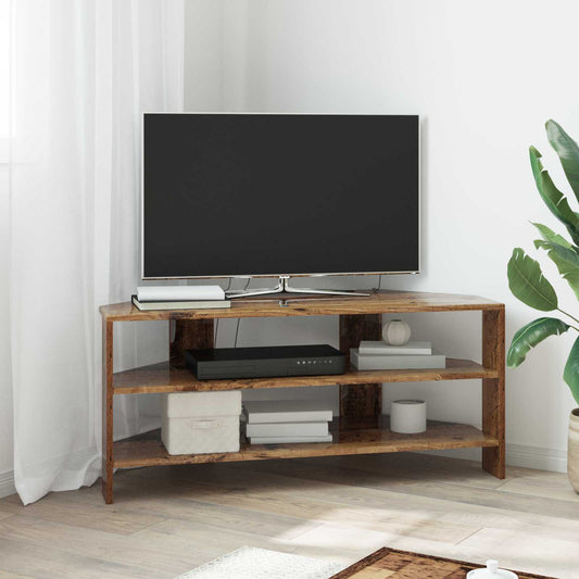 MobileTVAngolare 102x40,5x45cm Legno vecchio