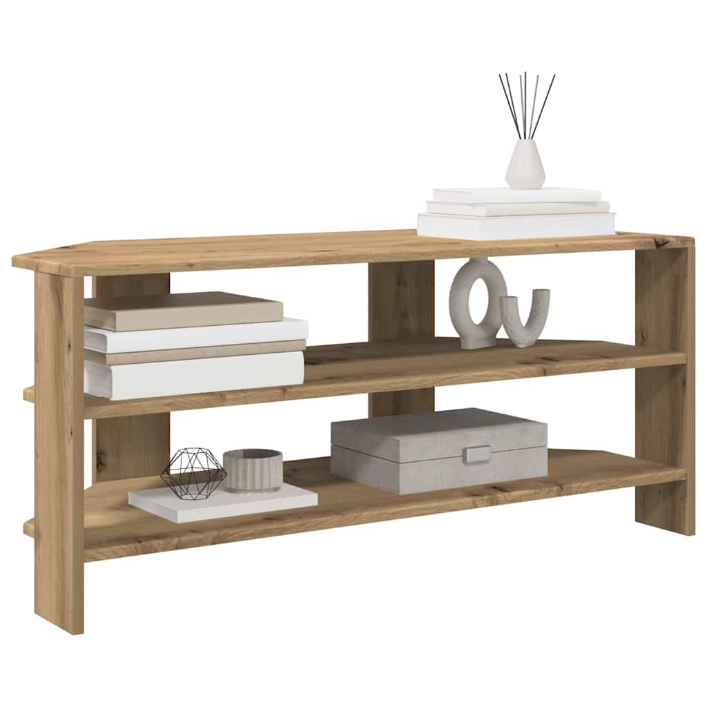 MobileTVAngolare 102x40,5x45cm Rovere artigianale