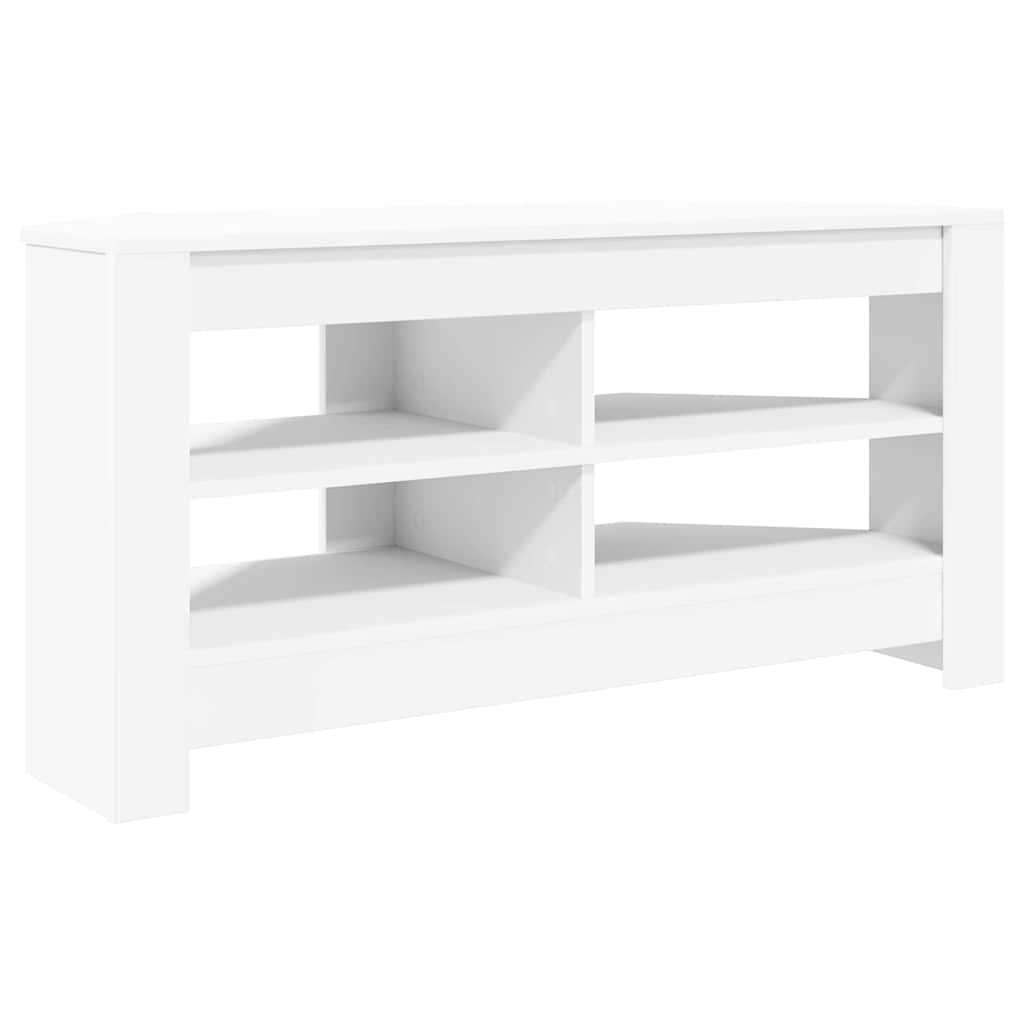 MobileTVAngolare Bianco 102 x 40,5 x 45 cm Legno multistrato