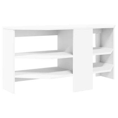 MobileTVAngolare Bianco 102 x 40,5 x 45 cm Legno multistrato