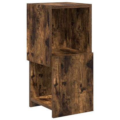 Mobile angolare 25,5x25x55cm Legno ingegnerizzato Rovere fumé - homemem39