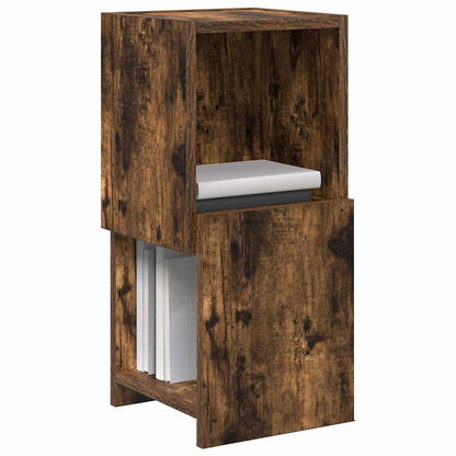 Mobile angolare 25,5x25x55cm Legno ingegnerizzato Rovere fumé - homemem39