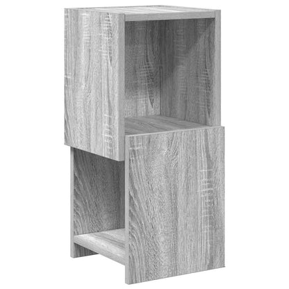 Mobile angolare 25,5x25x55cm Legno ingegnerizzato Grigio Sonoma - homemem39