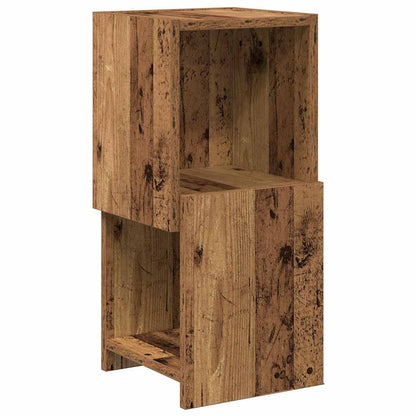 Mobile angolare 25,5x25x55cm Legno ingegnerizzato Legno vecchio | homemem39