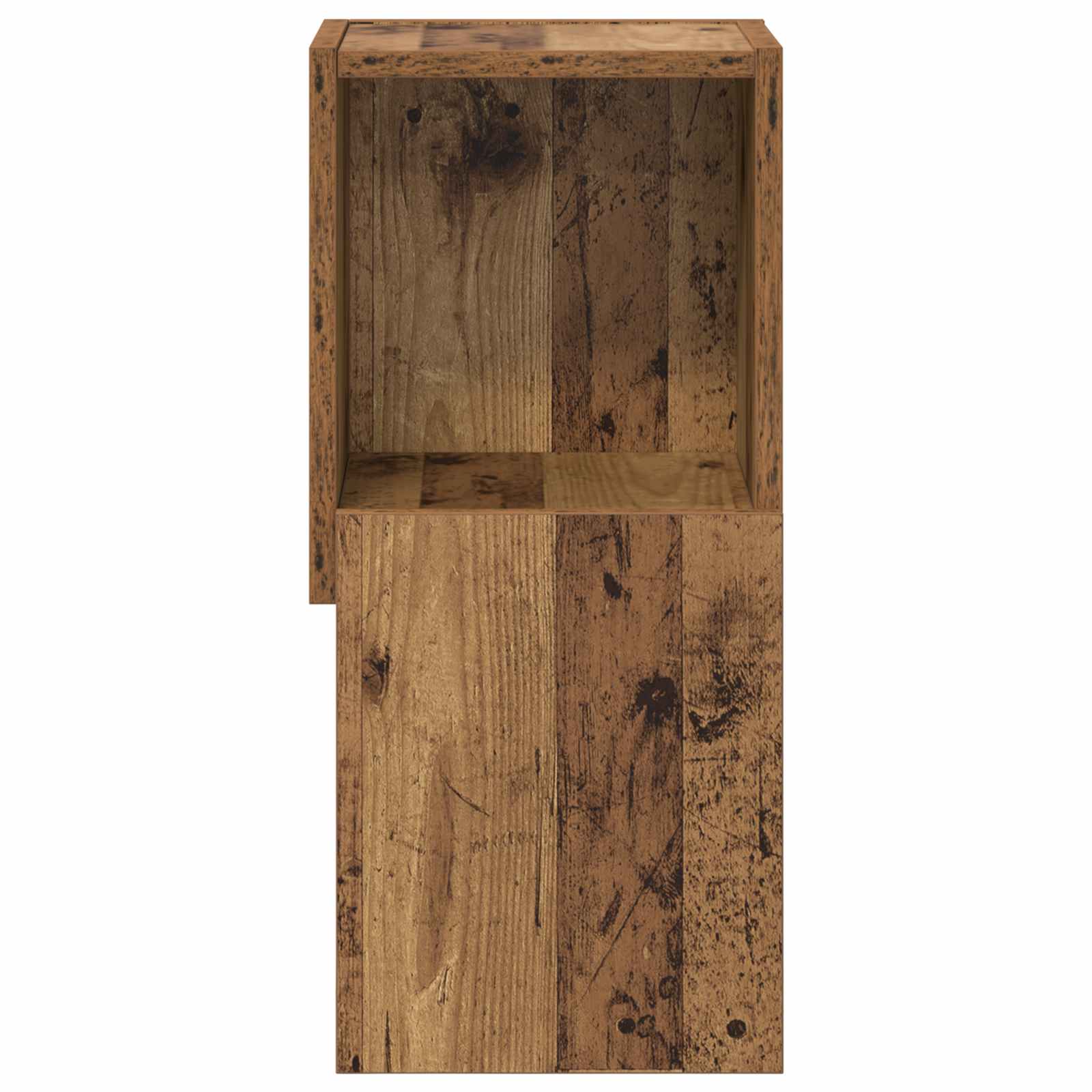 Mobile angolare 25,5x25x55cm Legno ingegnerizzato Legno vecchio | homemem39