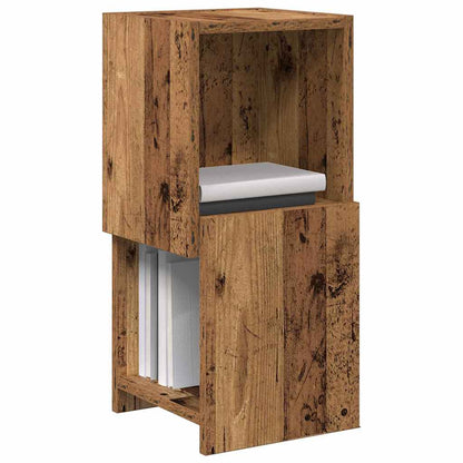 Mobile angolare 25,5x25x55cm Legno ingegnerizzato Legno vecchio | homemem39