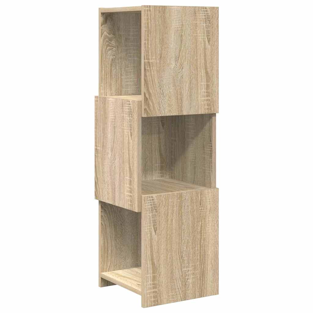Mobile angolare 30,5x30x95cm Legno ingegnerizzato Rovere Sonoma - homemem39