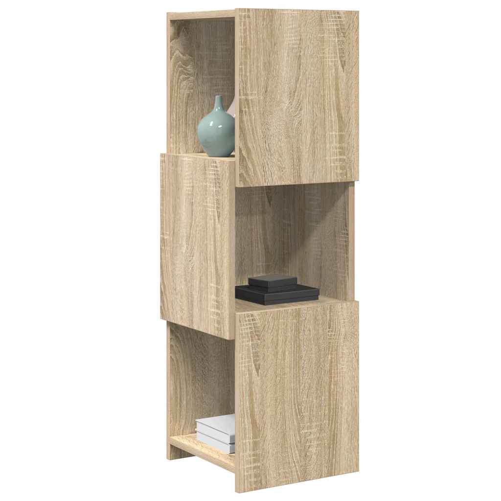 Mobile angolare 30,5x30x95cm Legno ingegnerizzato Rovere Sonoma - homemem39